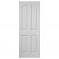 JB Kind Edwardian Grained White Internal Door - 686 x 1981 x 35mm