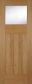 Un-finished Oak 1930 3panel/1light unglazed