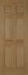 Un-finished Oak 6panel Recessed