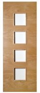 Deanta Augusta Unglazed Oak Internal Door