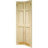 XL Colonial 6 Panel bi-fold Pine door 