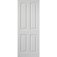 JB Kind Moulded Panel Canterbury 4 Panel smooth Internal Door