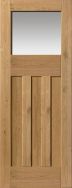 JB Kind Rustic Oak DX Glazed Prefinished internal door 