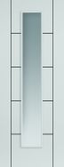 JB Kind Linea White Glazed door