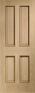 XL Victorian 4 Panel with Raised mouldings