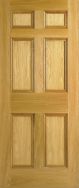 LPD 6P White Oak Door