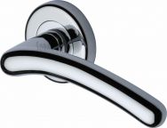 Ico lever on rose handle in polished chrome 