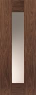 JB Kind Axis Walnut glazed door - 762 x 1981 x 35mm