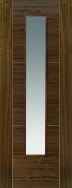 JB Kind Mistral Glazed Walnut Internal Door - 626 x 2040 x 40mm