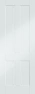 Victorian Shaker 4 Panel White Door