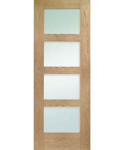 LPD Contemporary 4L Frosted Glazed Internal Door