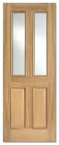 LPD Richmond RM2S Glazed Oak Door