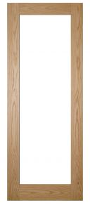 Deanta Walden Clear Glazed Oak Internal Door