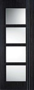 LPD Ash Grey Zanzibar glazed internal door 