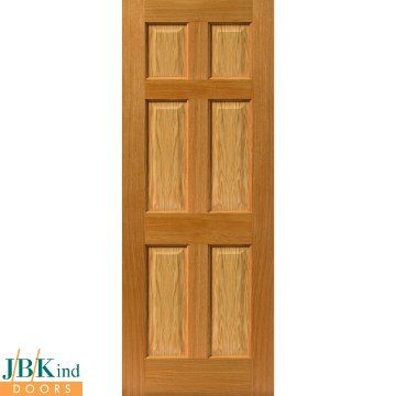 JB Kind Grizedale Prefinished Oak Internal Door - 838 x 1981 x 35mm