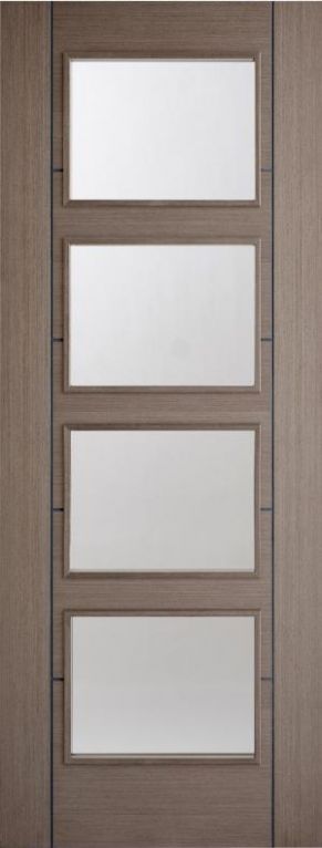 LPD Chocolate Grey Vancouver 4L glazed internal door LPD Chocolate Grey Vancouver 4L glazed internal door