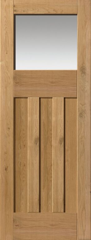 JB Kind Rustic Oak DX Glazed Prefinished internal door JB Kind Rustic Oak DX Glazed Prefinished internal door