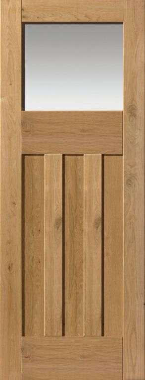 JB Kind Rustic Oak DX Glazed Prefinished internal door 