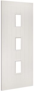 Deanta Ely White Primed Glazed Internal Door