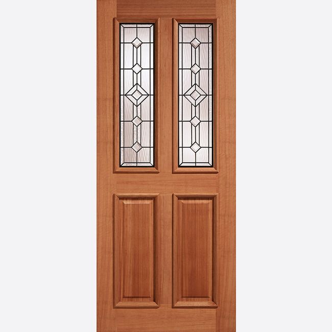 Derby Leaded Hardwood External Door