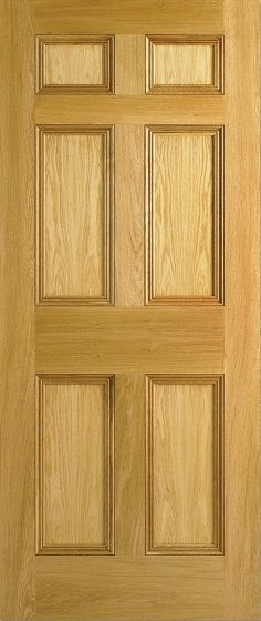 LPD 6P White Oak Door