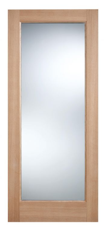 LPD Pattern 10 Glazed Oak External Door - 838 x 1981 x 44mm