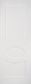 LPD Bordeaux White Internal Door 686 x 1981 x 35mm