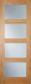 Deanta Coventry Clear Glazed Unfinished Oak Internal Door - 610 x 1981 x 35mm