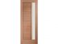 XL Modena Hardwood external door with Obscure Glass - 838 x 1981 x 44mm