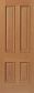 JB Kind E14M Unfinished Oak Internal Door - Unfinished
