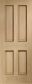 XL Victorian 4 Panel with Raised mouldings