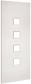 Deanta Pamplona White Primed Glazed Door