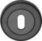 Sorrento Black Keyhole Escutcheon