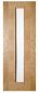 Deanta Seville Oak Unglazed Door