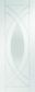 XL Treviso White Glazed Door